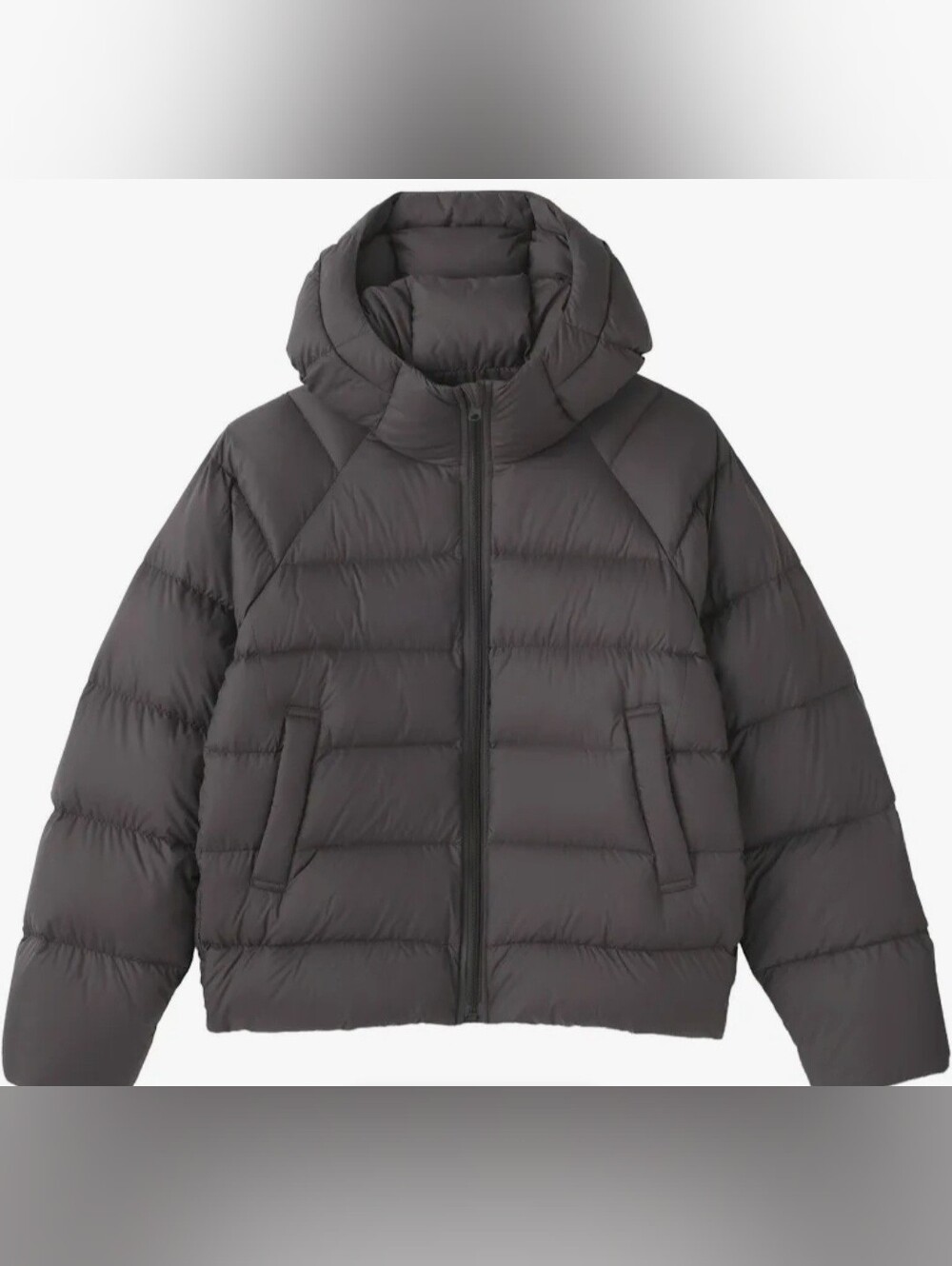 MUJI Lightweight Down Hooded Jacket